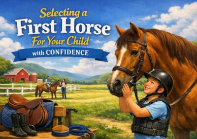 Selecting A First Horse For Your Child With Confidence